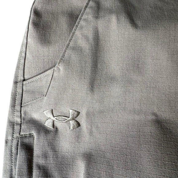 Under Armour Ripstop Utility Pants Men’s 38x32 Khaki Straight Fit Outdoor K28 - Picture 2 of 7